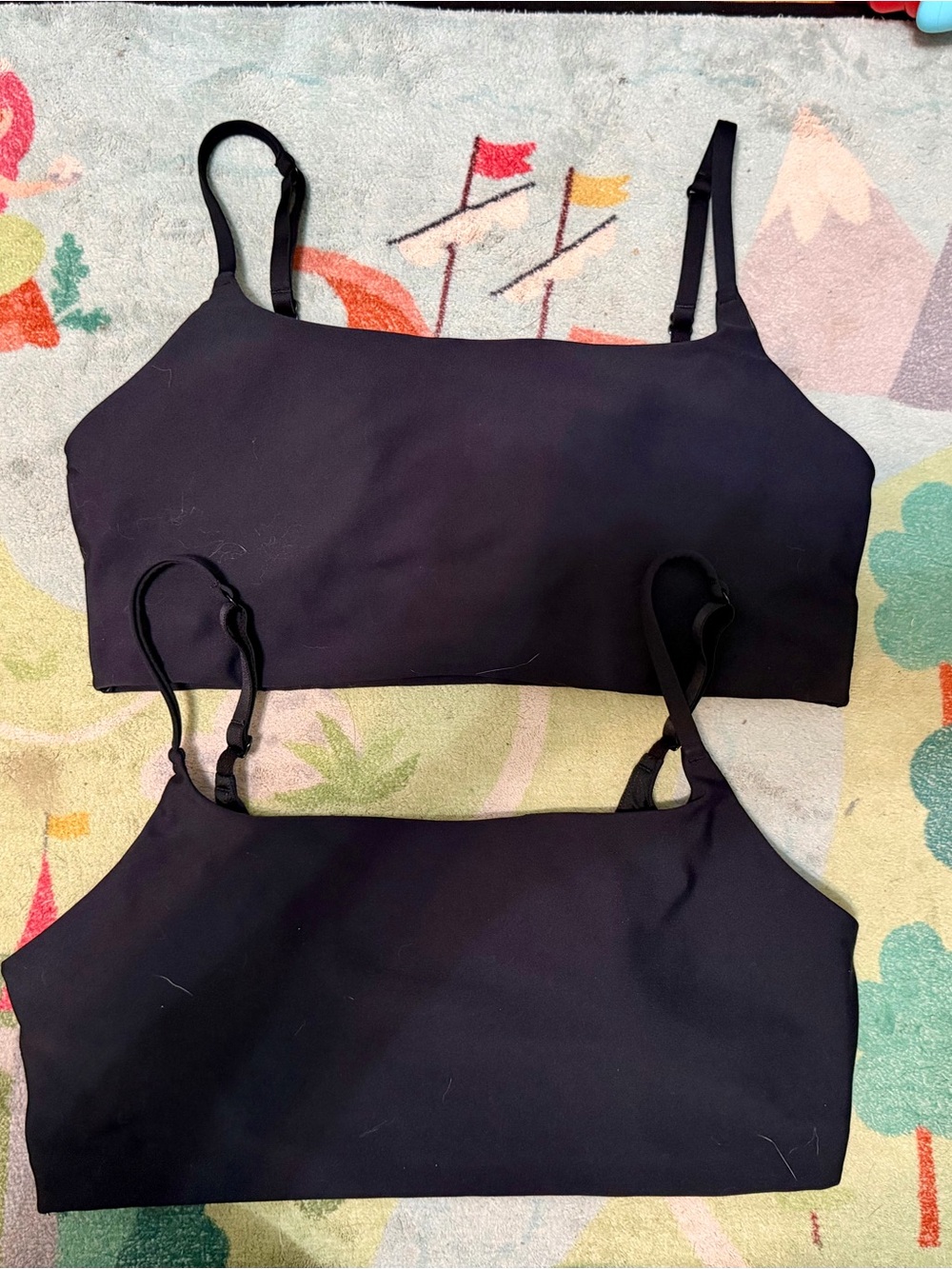 Old Navy Black Active Powersoft Light Support Bralette